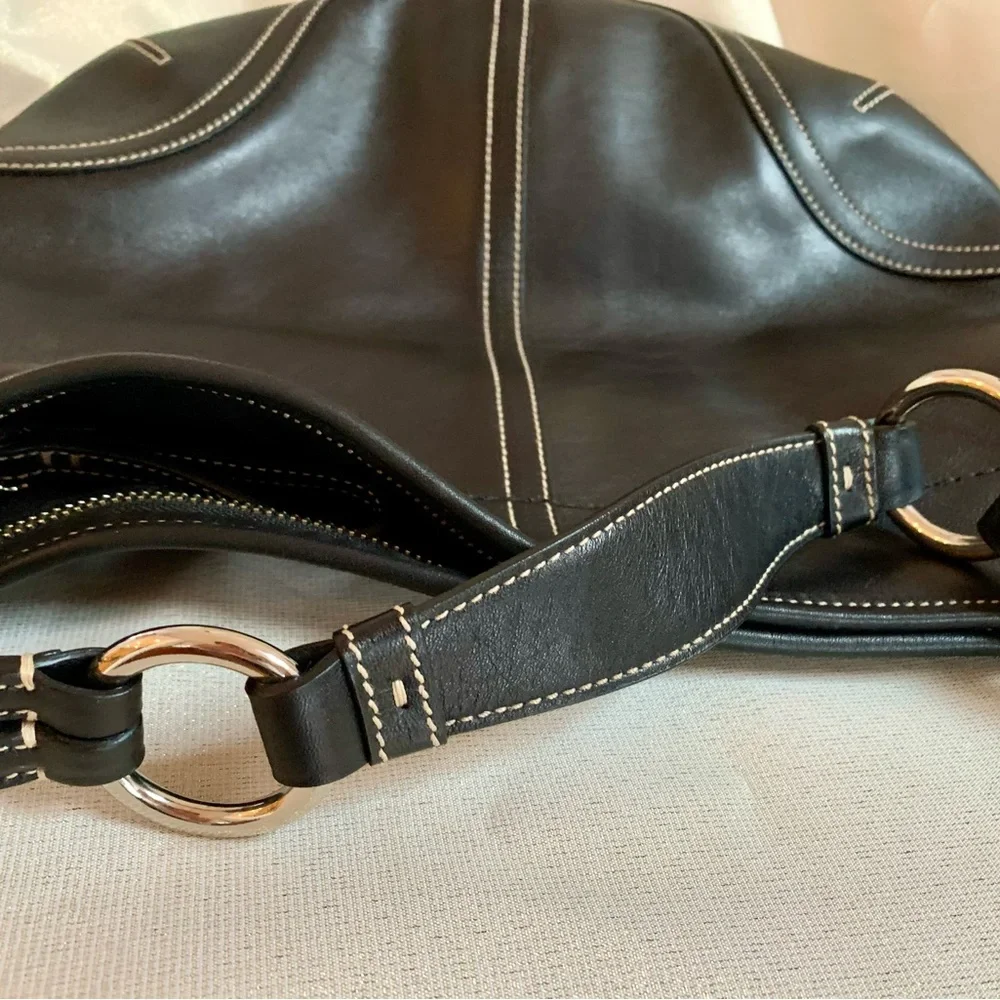 Coach NWOT Black Leather Women's SoHo Shoulder Bag - Picture 2 of 6